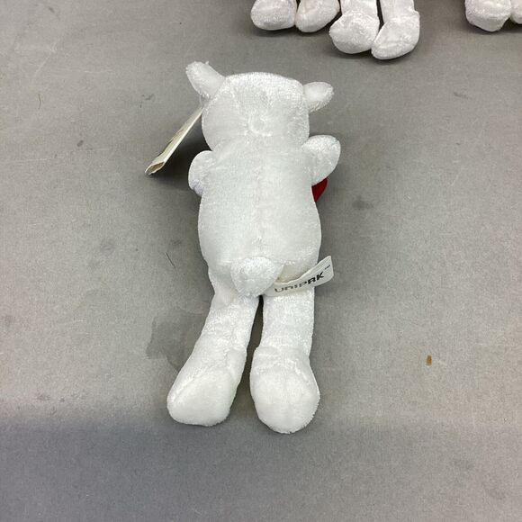 Lot Of 11 Unipak Velveteen Plush Valentines Bears With Hearts - NWT - Picture 3 of 6